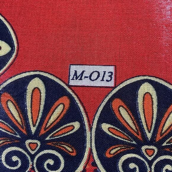 Firat Prenses Sheer Red Neck Scarf Made in Turkiye M013 L36" X W36" - Picture 5 of 10